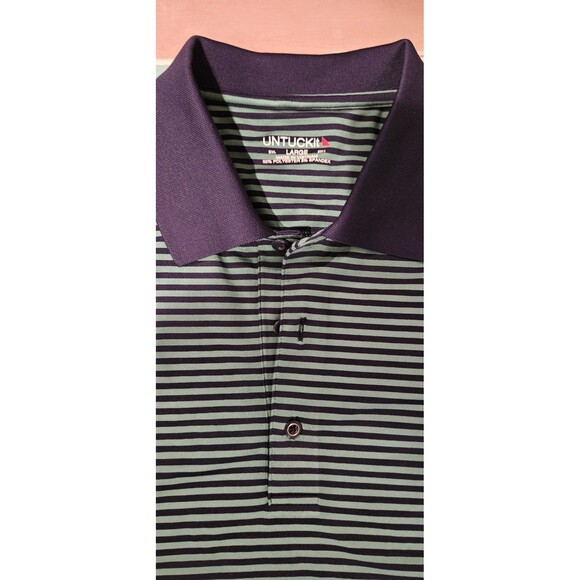 UNTUCKIT Mens Polo Shirt Size Large - Picture 2 of 5
